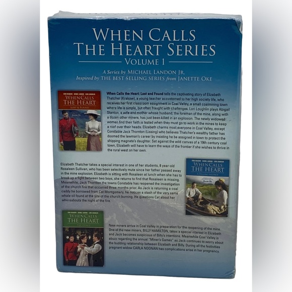 When Calls the Heart - Volume 1 - 3 DVD Set - New Sealed ( 2014, Hallmark) - Picture 4 of 16